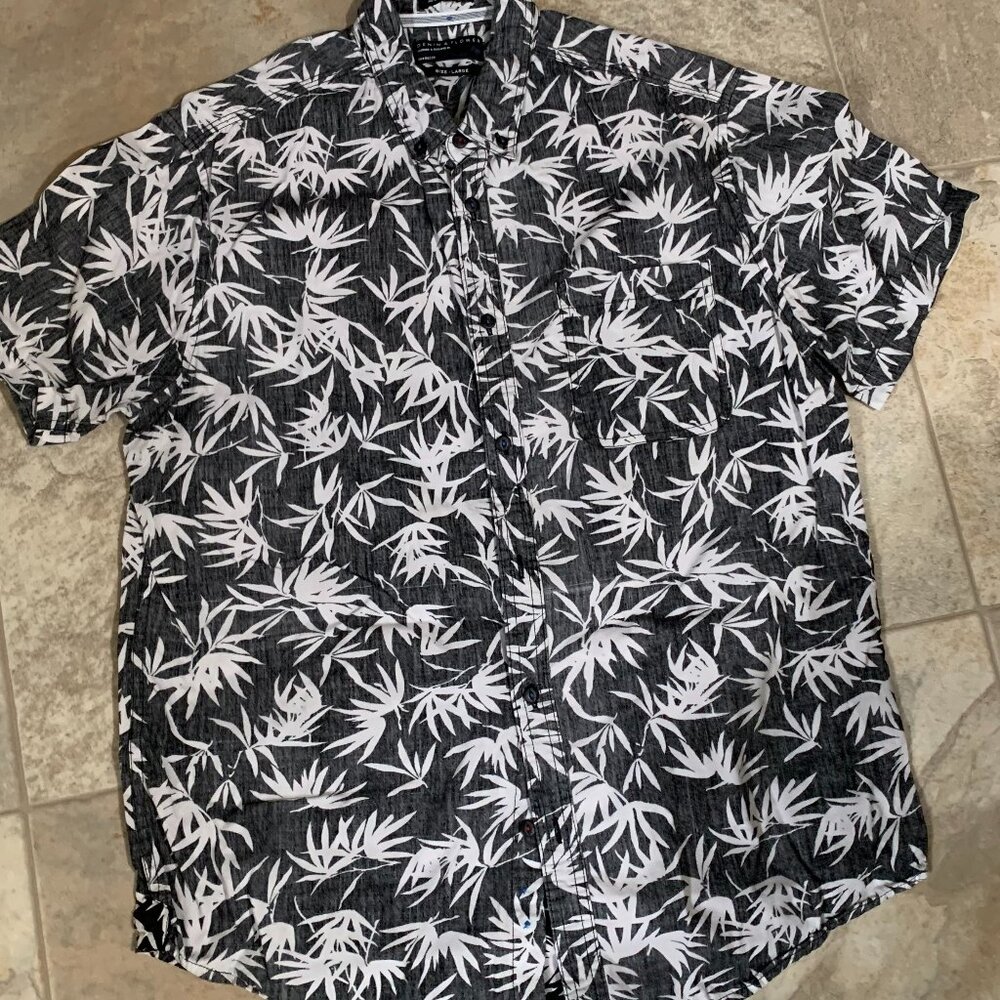 men's large button shirt